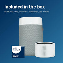 Load image into Gallery viewer, Blueair - Blue Pure 211i Max Purificateur d'air pour grandes pièces jusqu'à 141 m² – Intelligent, silencieux, technologie HEPASilent, élimine les allergènes, les poils d'animaux, la fumée