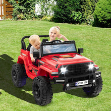 Load image into Gallery viewer, 24V Voiture lectrique 2 Places Enfants avec Tlcommande 2,4G Musique LED Dmarrage Lent 2 Vitesses Charge 35kg pour 3-8 Ans+ Rouge/Rose/Vert -