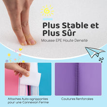 Load image into Gallery viewer, 6 Blocs d’Escalade en Mousse Jeu d’Escalade pour Tout-Petits Jeu d’Activité d’Escalade Coloré Tunnel Escaliers et Rampe pour 12+ Mois Coloré/Bleu/Violet -