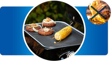 Load image into Gallery viewer, Attitude2go,Barbecue de Table à Faible fumée,BBQ Portable,à Couvercle,thermomètre,et Grille en Fonte,Alimentation : Cartouche de gaz CV 470 Plus,Gris