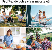 Load image into Gallery viewer, AAOBOSI Glaciere a Compression 36l, Glaciere Electrique Double Zone WiFi APP, 12 V/24 V et 100-240 V Frigo Camping, -20 ℃ à 20 ℃, pour Voiture, Camion, Bateau, Camping, Car, Caravanes,Voyageant,Maison