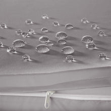Load image into Gallery viewer, Bain de soleil transat meuble jardin rond modulable gris 2208062