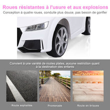 Load image into Gallery viewer, Voiture TTRS Electrique pour Enfants 12V Max. 5 Km/h Double Porte avec Tlcommande 2.4G Blanc/Rouge -