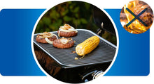 Load image into Gallery viewer, Attitude2go,Barbecue de Table  Faible fume,BBQ Portable, Couvercle,thermomtre,et Grille en Fonte,Alimentation : Cartouche de gaz CV 470 Plus,Gris