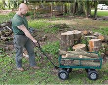 Load image into Gallery viewer, Draper Chariot de Jardin en Acier grillagé Vert,200kg
