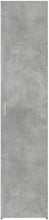 Load image into Gallery viewer, vidaXL Buffet Haut Gris béton 40x42,5x185 cm Bois d'ingénierie, Buffet, Armoire de Rangement, Panneau latéral, Armoire, Armoire latérale