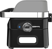 Load image into Gallery viewer, Attitude2go,Barbecue de Table à Faible fumée,BBQ Portable,à Couvercle,thermomètre,et Grille en Fonte,Alimentation : Cartouche de gaz CV 470 Plus,Gris