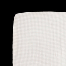 Load image into Gallery viewer, Little Unicorn Cotton Muslin Crib Sheet - Tan Gingham