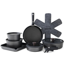 Load image into Gallery viewer, SENSARTE 17 Piece Pots and Pans Set. Detachable Handle Cookware